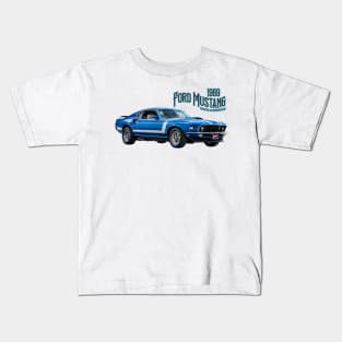 Customized 1969 Ford Mustang Mach 1 Fastback Kids T-Shirt